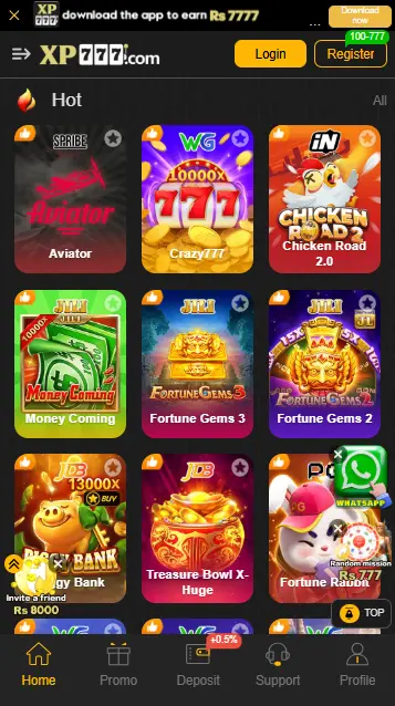XP777 Game App